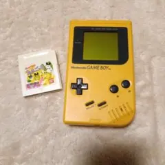 Nintendo Game Boy イエロー 本体とカートリッジ