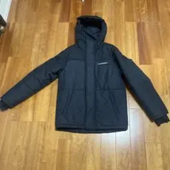 UNDER ARMOR 黒よりのネイビー ダウンジャケット M ドローコード付き