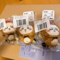 ちいかわ たぬきだもんくじ C賞 ラッコ ハチワレ モモンガ 3点セット