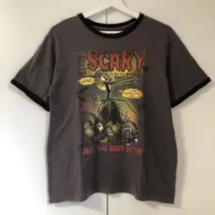 【US古着】ナイトメアー・ビフォア・クリスマス ジャック プリント 半袖Tシャツ