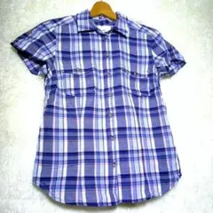 H&M 【M】レディース トップス シャツ ブラウス カジュアル 半袖 コットン