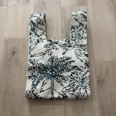 ニットバッグ ハンドバッグ グリーン