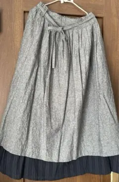 サマンサモスモス　重ね着ロングスカート