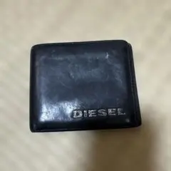 DIESEL 二つ折り財布 ブラック レザー