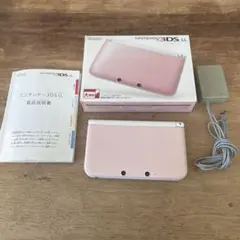 【カセット付き】ニンテンドー3DS LL ピンク×ホワイト