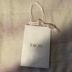 DIOR ショップバッグ　白