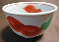 九谷焼窯元　須田菁華　赤緑紋汲出のサムネイル