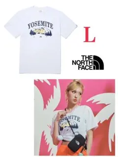 新品未使用 ノースフェイス ヨセミテ ラウンドTシャツ ホワイト L