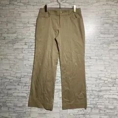 ensuite ベージュ 薄め　フレアパンツ ストレッチ素材　3　レディースのサムネイル