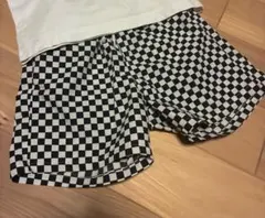 キッズ 半ズボン 短パン ボトムス ハーフパンツ 110cm ギンガムチェック