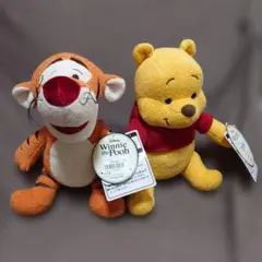 新品　タグ付き　ウィニー・ザ・プー 　ティガー　ぬいぐるみセット