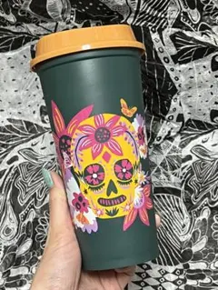 レア　スターバックス　リユーザブルカップ　ドクロ　死者の日