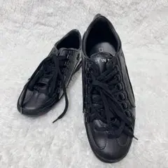 DSQUARED2 ⭐️ レザー 厚底スニーカー 黒/白 26 - メルカリ