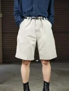 Carhartt ダック地 ワイド ワーク ハーフパンツ ロゴパッチ W42のサムネイル