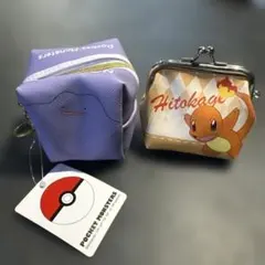 ポケットモンスター メタモン ヒトカゲ ポーチ　 キューブポーチ 財布入れ
