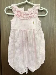 ラルフローレン　ロンパース　ピンク　75㎝