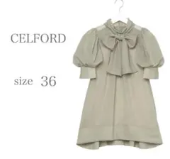 CELFORD セルフォード　バックリボンシアーブラウス バックリボンブラウスのサムネイル