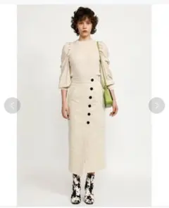 SLY ボタン付き タイトスカート