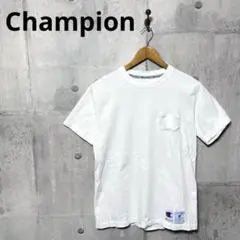 Champion チャンピオン メンズ ビッグロゴ刺繍Tシャツ M