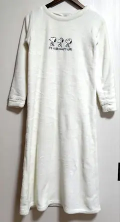 スヌーピー フリースロングルームウェア