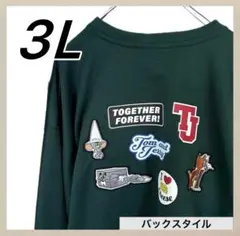 【新品】トムとジェリー 薄手 長袖 トレーナー スウェット 3L 大きめ