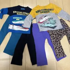 新幹線ロンT パンツセット 80cm
