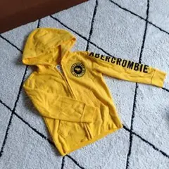abercrombie kids パーカー 5/6サイズ 黄色