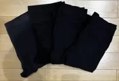 ❁⃘【LL.XLサイズ】ブラックスキニーパンツ4枚セット( *ˊᵕˋ)