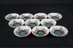 伊万里色絵窓絵花図七寸皿∅21㎝ 赤絵 通り文 古伊万里 R1379B2 - メルカリ