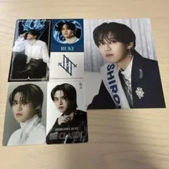 JO1 BE CLASSIC 白岩　瑠姫　トレカ　ステッカー　ポストカード