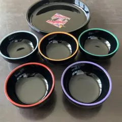【未使用】pierre cardin　ピエールカルダン　茶菓揃　おしゃれ　漆装のサムネイル