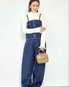 しまむら　田中里奈 mysa closet ビスチェ+コクーンデニム Mサイズ