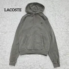 LACOSTE ラコステ 【未使用】裏毛スウェットフーディワンピース 40