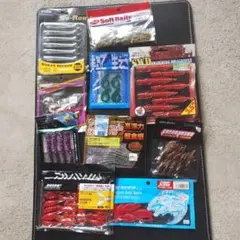 ソフトルアー まとめ売り バス釣り ロックフィッシュのサムネイル