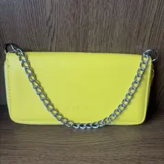 【未使用】SHEIN イエロー チェーンバッグ　ミニバッグ