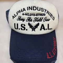 ALPHA INDUSTRIES メッシュキャップのサムネイル