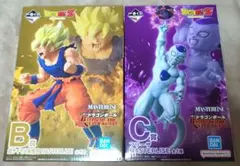 一番くじ　ドラゴンボール　B賞超サイヤ人孫悟空　C賞フリーザ