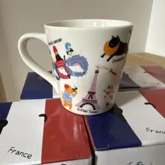 猫国旗マグカップFrance4個セット