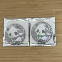 呪術廻戦0 × サンリオ　パンダ × マイメロディ　缶バッジ　ホロ　ノーマル
