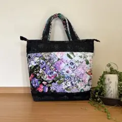 ハワイアンキルトバッグ ハンドメイド バラ - メルカリ