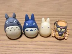 指人形　ソフビ　となりのトトロ　4個セット