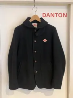 DANTON（ダントン） ブラック ダッフルコート【サイズ:38】