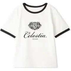 SNIDEL(スナイデル) 【UVカット】エンブレムリンガーTシャツ