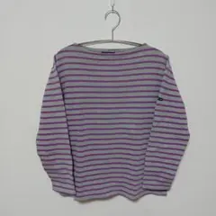 【旧タグ】SAINT JAMES 長袖カットソー グレー/パープル