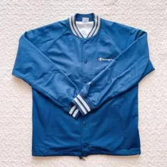 【美品】Champion ネイビー ボタンジャケット　Mサイズ