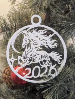 2026年　馬モチーフ飾り　3Dプリンター製作