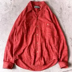 シュガーケーン 東洋エンタープライズ コットン チェック フランネル シャツ 赤