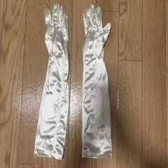 アイボリー ウエディングロンググローブ