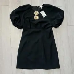 H&M エンベリッシュドワンピース【M】