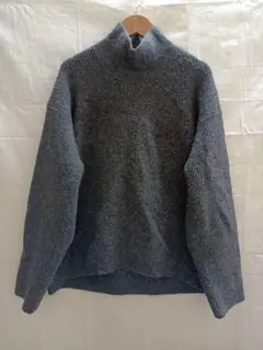 UNIQLO　ユニクロ　★スフレヤーンハイネックセーター　黒　Mサイズ